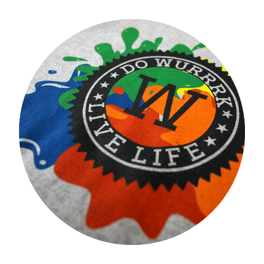 Pólópincér Szitázott céges póló, Pólópincér céges póló nyomtatás