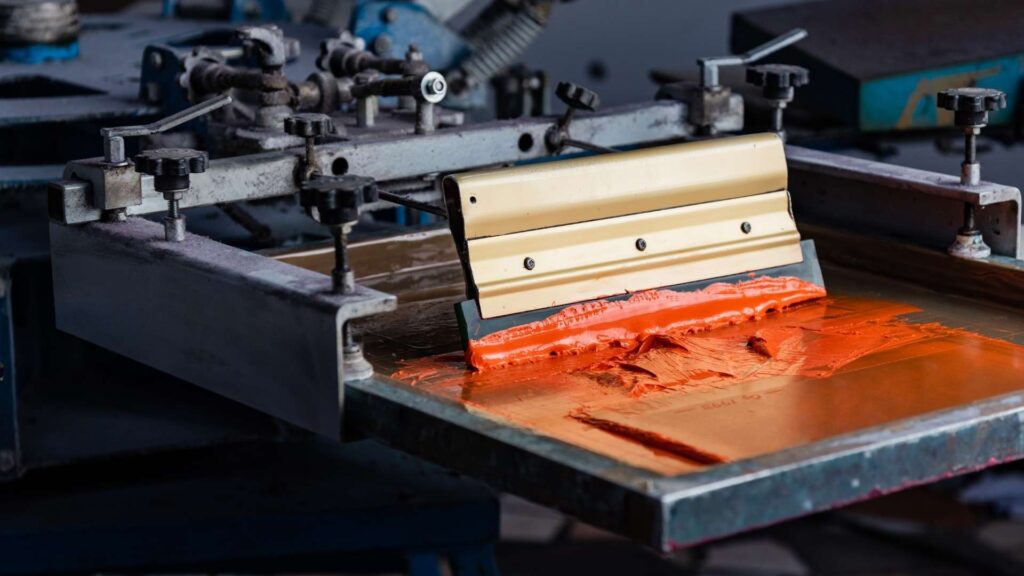 Szitanyomás céges póló