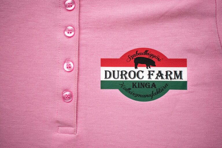 Duroc farm céges póló