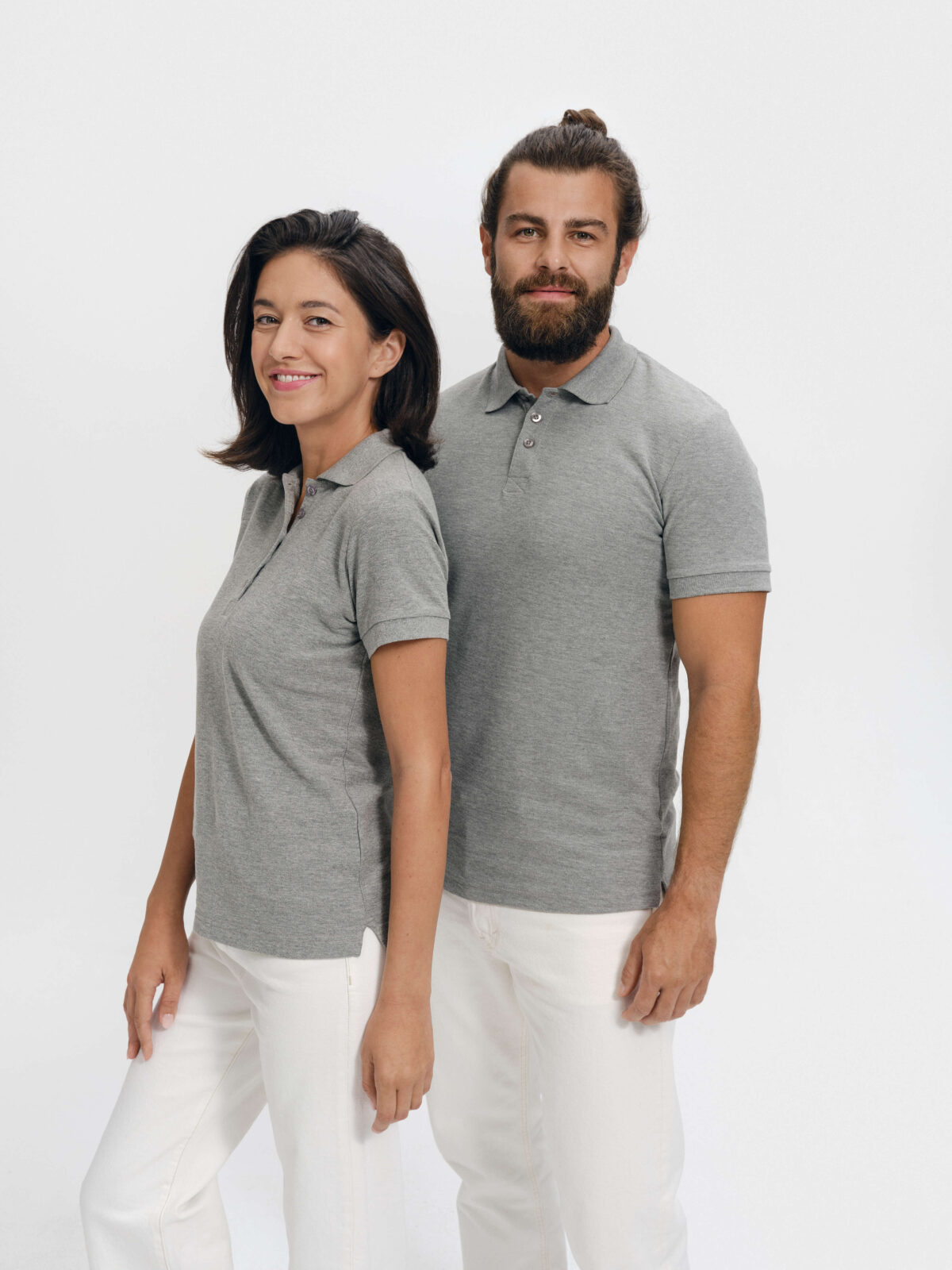 Malfini Cotton Heavy 216 női galléros póló részletfotó kicsiben